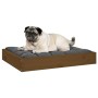 Hundebett aus massivem Kiefernholz, honigbraun, 61,5 x 49 x 9 cm von vidaXL, Betten für Hunde - Ref: Foro24-820854, Preis: 31...