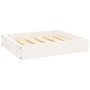 Cama para perros madera maciza de pino blanco 51,5x44x9 cm de vidaXL, Camas para perros - Ref: Foro24-820847, Precio: 26,58 €...