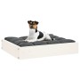 Dog bed solid white pine wood 51.5x44x9 cm by vidaXL, Beds for dogs - Ref: Foro24-820847, Price: 26,58 €, Discount: %