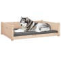 Hundebett aus massivem Kiefernholz 105,5 x 75,5 x 28 cm von vidaXL, Betten für Hunde - Ref: Foro24-821462, Preis: 83,05 €, Ra...