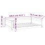 Cama para perros madera maciza de pino 105,5x75,5x28 cm de vidaXL, Camas para perros - Ref: Foro24-821462, Precio: 85,62 €, D...