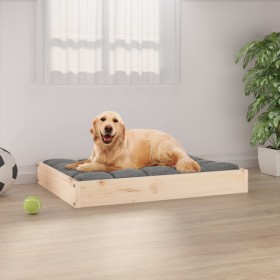 Dog bed solid pine wood 71.5x49x9 cm by vidaXL, Beds for dogs - Ref: Foro24-820856, Price: 31,99 €, Discount: %