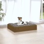 Hundebett aus massivem Kiefernholz, honigbraun, 51,5 x 44 x 9 cm von vidaXL, Betten für Hunde - Ref: Foro24-820849, Preis: 20...