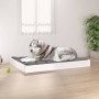 Dog bed solid white pine wood 101.5x74x9 cm by vidaXL, Beds for dogs - Ref: Foro24-820867, Price: 54,63 €, Discount: %