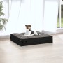 Hundebett aus massivem schwarzem Kiefernholz, 51,5 x 44 x 9 cm von vidaXL, Betten für Hunde - Ref: Foro24-820850, Preis: 21,8...