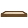 Cama para perros madera maciza pino marrón miel 101,5x74x9 cm de vidaXL, Camas para perros - Ref: Foro24-820869, Precio: 42,9...