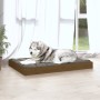 Hundebett aus massivem Kiefernholz, honigbraun, 101,5x74x9 cm von vidaXL, Betten für Hunde - Ref: Foro24-820869, Preis: 42,99...