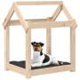 Massivholz Kiefer Hundebett 61x50x70 cm von vidaXL, Betten für Hunde - Ref: Foro24-822197, Preis: 37,99 €, Rabatt: %