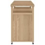 Barwagen aus massivem Teakholz, 120 x 50 x 90 cm von vidaXL, Küchen- und Speisewagen - Ref: Foro24-340764, Preis: 391,54 €, R...