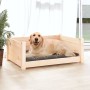 Cama para perros madera maciza de pino 75,5x55,5x28 cm de vidaXL, Camas para perros - Ref: Foro24-821452, Precio: 58,08 €, De...