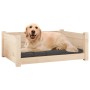 Cama para perros madera maciza de pino 75,5x55,5x28 cm de vidaXL, Camas para perros - Ref: Foro24-821452, Precio: 58,08 €, De...