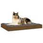 Solid pine wood dog bed honey brown 91.5x64x9 cm by vidaXL, Beds for dogs - Ref: Foro24-820864, Price: 51,52 €, Discount: %