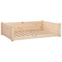 Hundebett aus massivem Kiefernholz, 95,5 x 65,5 x 28 cm von vidaXL, Betten für Hunde - Ref: Foro24-821457, Preis: 66,57 €, Ra...