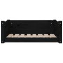 Cama para perros madera maciza de pino negro 75,5x55,5x28 cm de vidaXL, Camas para perros - Ref: Foro24-821456, Precio: 59,99...