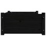 Cama para perros madera maciza de pino negro 75,5x55,5x28 cm de vidaXL, Camas para perros - Ref: Foro24-821456, Precio: 59,99...