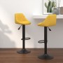 Kitchen stools 2 units mustard yellow velvet by vidaXL, Kitchen stools - Ref: Foro24-335356, Price: 136,73 €, Discount: %