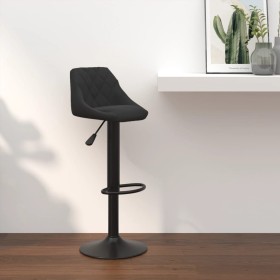 Black Velvet Kitchen Stool by vidaXL, Kitchen stools - Ref: Foro24-335335, Price: 89,99 €, Discount: %