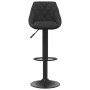 Kitchen stools 2 units black velvet by vidaXL, Kitchen stools - Ref: Foro24-335346, Price: 134,75 €, Discount: %