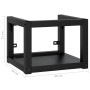 Estructura de lavabo suspendido hierro negro 40x38x31 cm de vidaXL, Tocadores de baño - Ref: Foro24-338493, Precio: 51,23 €, ...