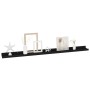 Wall shelves 4 units black 100x9x3 cm by vidaXL, Shelves and shelves - Ref: Foro24-326670, Price: 45,31 €, Discount: %