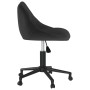 Silla de oficina giratoria de terciopelo negro de vidaXL, Sillas de oficina - Ref: Foro24-335481, Precio: 96,23 €, Descuento: %