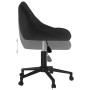 Silla de oficina giratoria de terciopelo negro de vidaXL, Sillas de oficina - Ref: Foro24-335481, Precio: 96,23 €, Descuento: %