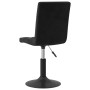 Sillas de comedor giratorias 2 uds terciopelo negro de vidaXL, Sillas de comedor - Ref: Foro24-335738, Precio: 131,36 €, Desc...