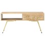 Mesa de centro de madera maciza de mango 95x50x42 cm de vidaXL, Mesas de centro - Ref: Foro24-286148, Precio: 165,26 €, Descu...