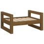 Cama para perros madera maciza pino marrón miel 55,5x45,5x28 cm de vidaXL, Camas para perros - Ref: Foro24-821470, Precio: 34...