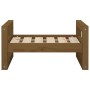 Cama para perros madera maciza pino marrón miel 55,5x45,5x28 cm de vidaXL, Camas para perros - Ref: Foro24-821470, Precio: 34...