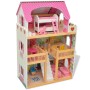 3-stöckiges Puppenhaus aus Holz 60x30x90 cm von vidaXL, Puppenhäuser - Ref: Foro24-80175, Preis: 90,99 €, Rabatt: %