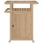 Carrito de bar madera maciza de teca 70x50x90 cm de vidaXL, Carros de cocina y comedor - Ref: Foro24-340763, Precio: 197,99 €...