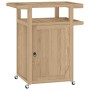 Carrito de bar madera maciza de teca 70x50x90 cm de vidaXL, Carros de cocina y comedor - Ref: Foro24-340763, Precio: 197,99 €...