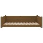 Cama para perros madera maciza pino marrón miel 95,5x65,5x28 cm de vidaXL, Camas para perros - Ref: Foro24-821460, Precio: 91...