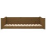 Cama para perros madera de pino marrón miel 105,5x75,5x28 cm de vidaXL, Camas para perros - Ref: Foro24-821465, Precio: 122,9...