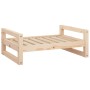 Cama para perros madera maciza de pino 75,5x55,5x28 cm de vidaXL, Camas para perros - Ref: Foro24-821477, Precio: 50,67 €, De...