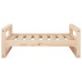 Cama para perros madera maciza de pino 75,5x55,5x28 cm de vidaXL, Camas para perros - Ref: Foro24-821477, Precio: 50,67 €, De...