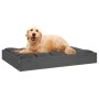 Dog bed solid gray pine wood 71.5x54x9 cm by vidaXL, Beds for dogs - Ref: Foro24-820858, Price: 34,22 €, Discount: %