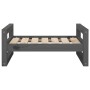 Cama para perros madera maciza de pino gris 65,5x50,5x28 cm de vidaXL, Camas para perros - Ref: Foro24-821474, Precio: 39,11 ...