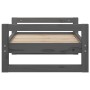 Dog bed solid gray pine wood 65.5x50.5x28 cm by vidaXL, Beds for dogs - Ref: Foro24-821474, Price: 39,11 €, Discount: %