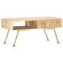 Mesa de centro de madera maciza de mango 95x50x42 cm de vidaXL, Mesas de centro - Ref: Foro24-286148, Precio: 165,26 €, Descu...