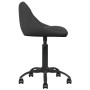 Silla de oficina de terciopelo negro de vidaXL, Sillas de oficina - Ref: Foro24-3088843, Precio: 92,99 €, Descuento: %