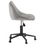 Light Gray Velvet Swivel Dining Chair by vidaXL, dining chairs - Ref: Foro24-3089032, Price: 97,47 €, Discount: %