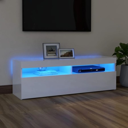 TV cabinet with bright white LED lights 120x35x40 cm by vidaXL, TV Furniture - Ref: Foro24-804379, Price: 99,99 €, Discount: %