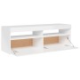 TV cabinet with bright white LED lights 120x35x40 cm by vidaXL, TV Furniture - Ref: Foro24-804379, Price: 100,26 €, Discount: %