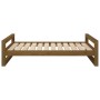 Cama para perros madera de pino marrón miel 105,5x75,5x28 cm de vidaXL, Camas para perros - Ref: Foro24-821490, Precio: 65,41...