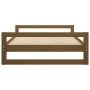 Honey brown pine wood dog bed 105.5x75.5x28 cm by vidaXL, Beds for dogs - Ref: Foro24-821490, Price: 65,41 €, Discount: %