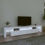 TV cabinet with white LED lights 215x36.5x40 cm by vidaXL, TV Furniture - Ref: Foro24-3152794, Price: 192,38 €, Discount: %