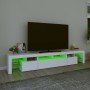 TV cabinet with LED lights white 230x36.5x40 cm by vidaXL, TV Furniture - Ref: Foro24-3152786, Price: 193,73 €, Discount: %