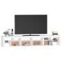 TV cabinet with LED lights white 230x36.5x40 cm by vidaXL, TV Furniture - Ref: Foro24-3152786, Price: 193,73 €, Discount: %